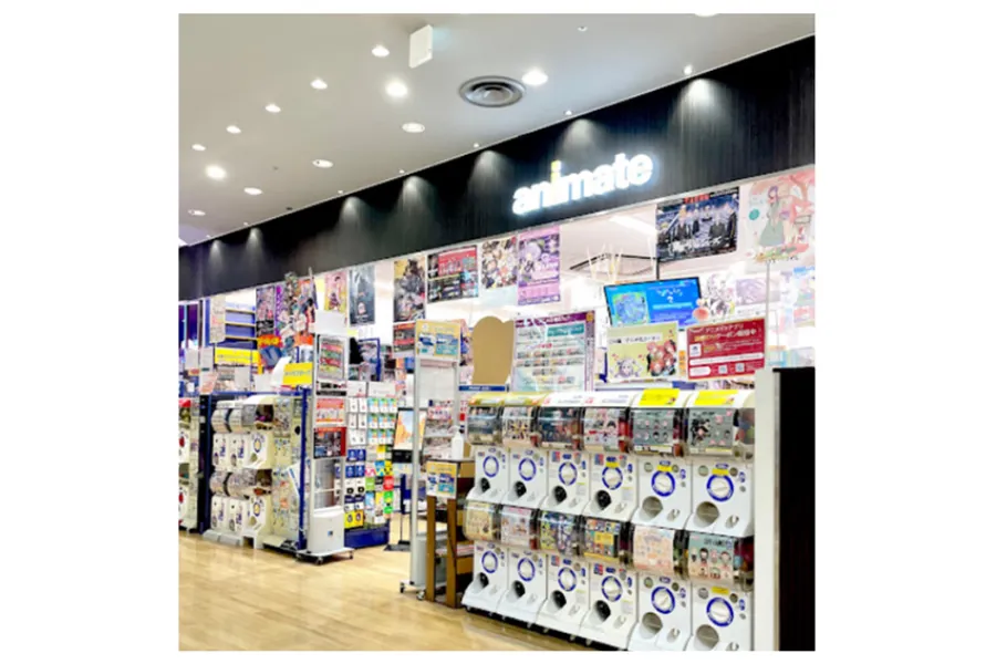 アニメイトイオンモール木更津店入り口