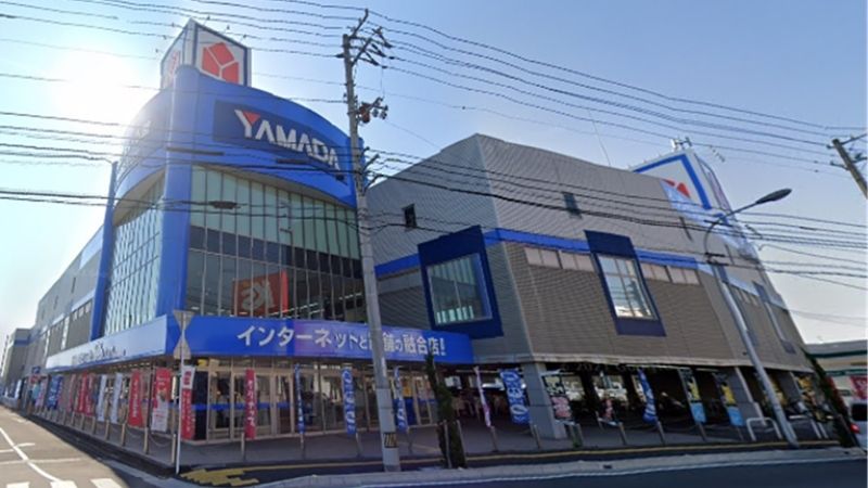 ヤマダweb.com松山問屋町店外観