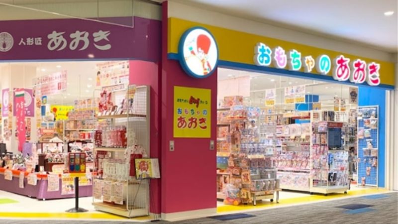 おもちゃのあおき みらい長崎ココウォーク店出入口