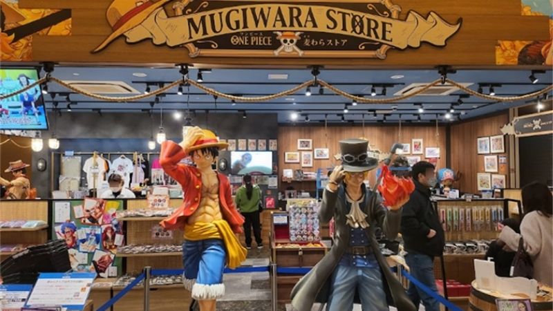 one piece 麦わらストア熊本店店内