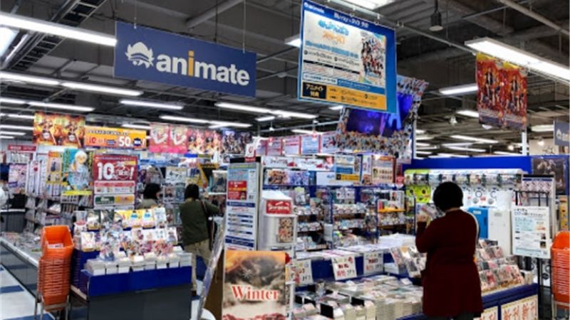 アニメイト イオンいわき店内