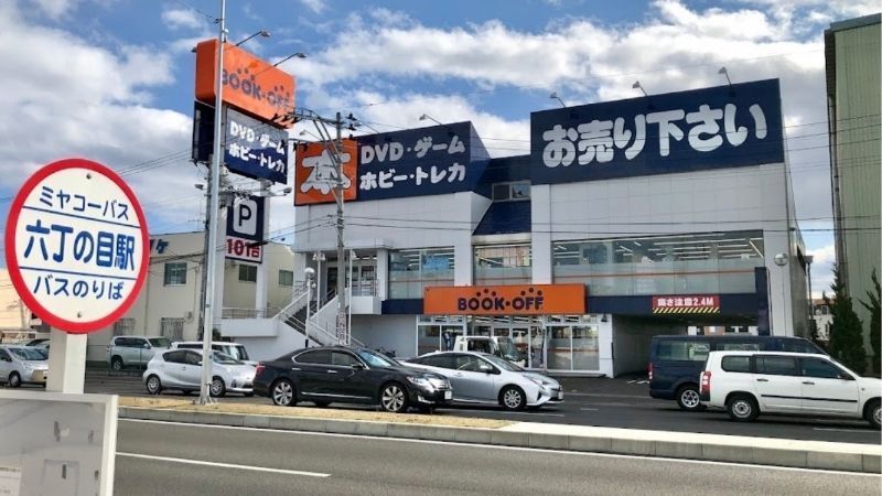 bookoff 仙台六丁の目店外観